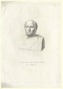 Lucius Annaeus Seneca (trykk) av Artist Unknown