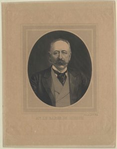 Moritz Baron Hirsch om Gereuth (trykk) av Artist Unknown