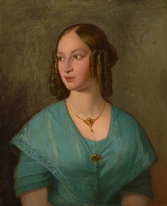 Fru Daniel Embury (Emma Catherine Manley) av Artist Unknown