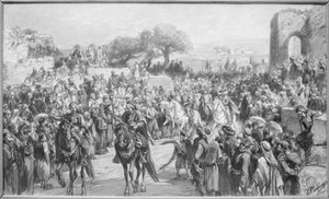 Kronprins Rudolfs okkupasjon i Jerusalem av Artist Unknown