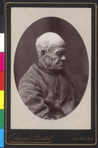Gammel mann - Salzburg av Artist Unknown