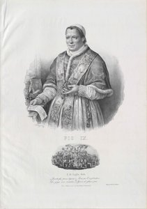 Pave Pius IX av Artist Unknown