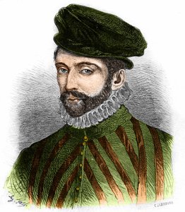 Portrett av Nicolas de Neufville, herre av Villeroi, fransk statsmann. av Artist Unknown