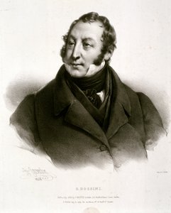 Portrett av Gioachino Antonio Rossini av Artist Unknown