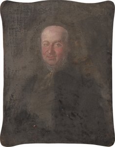 Portrett av en mann (olje på lerret) av Artist Unknown