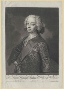 Prins Fredrik Ludwig av England av Artist Unknown
