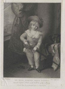 Prins Oktavius av England av Artist Unknown