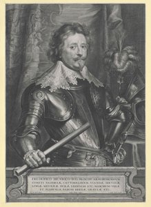 Prins Fredrik Henrik av Oranien av Artist Unknown