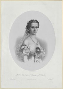 Prinsesse Alexandra av Danmark av Artist Unknown