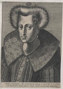 Prinsesse Anna av Danmark av Artist Unknown