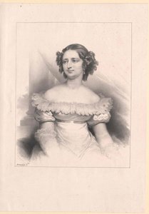Prinsesse Caroline av Holstein-Sønderburg-Augustenburg av Artist Unknown