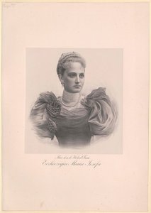 Prinsesse Maria Josefa av Sachsen av Artist Unknown