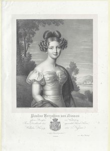 Prinsesse Pauline av Württemberg av Artist Unknown