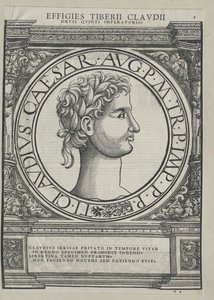 Romersk keiser Claudius av Artist Unknown