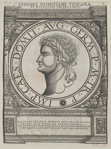 Romersk keiser Domitian av Artist Unknown