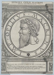 Romersk keiser Macrinus av Artist Unknown