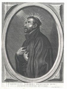 Den hellige Franz Xavier av Artist Unknown