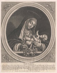 Den hellige Rosa av Lima av Artist Unknown