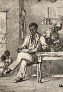 Toussaint L#39;Ouverture leser Abbé Raynals verk av Artist Unknown