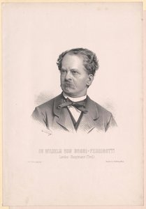 Wilhelm Bossi-Fedrigotti av Belmonte (trykk) av Artist Unknown