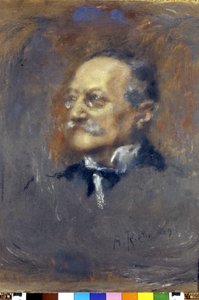 portrett av Arrigo (eller Enrico) Boito (1842-1918), italiensk komponist og forfatter. (Pastel de Rietti).