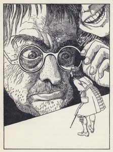Illustrasjon for Gullivers reiser av Jonathan Swift (litho) av Artus Scheiner
