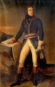 Portrett av general Lazare Louis Hoche (1768-1797) Maleri av Ary Scheffer (1795-1858) 1835 Paris, Musee de l