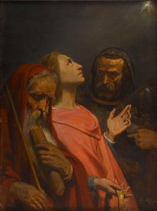 Magienes tilbedelse, 1841-1844. av Ary Scheffer