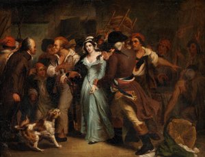 Arrestasjonen av Charlotte Corday av Ary Scheffer