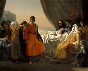 The Death of Saint Louis, ca. 1817 av Ary Scheffer