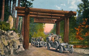 Inngang til Mount Rainier nasjonalpark, c1916