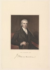 Høyesterettssjef John Marshall, 1833. av Asher Brown Durand