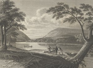 Delaware Water Gap, 1830. av Asher Brown Durand