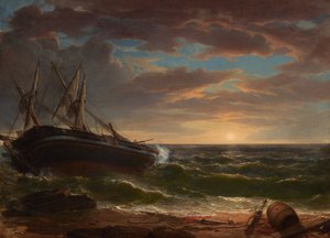 Det strandede skipet av Asher Brown Durand