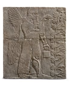 Relieff of a Winged Genius, Reign of Ashurnasirpal, ca. 883-859 f.Kr. av Assyrian