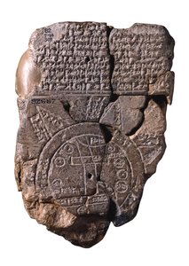 Det babylonske verdenskartet, ca. 510-c. 500 f.Kr