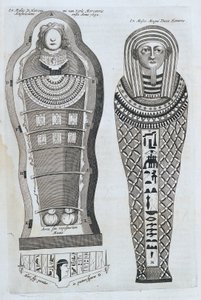 Mumier - i "" Sphynx mystagoga"" av Athanase Kircher av Athanasius Kircher