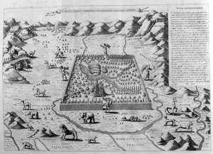 Det terrestriske paradiset, 1675 av Athanasius Kircher