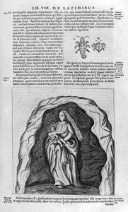 Jomfru og barn, 1678 av Athanasius Kircher