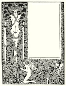 Design for tittelsiden til "Salome" (gravering) av Aubrey (after) Beardsley