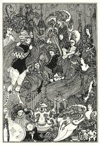 The Cave of Spleen (gravering) av Aubrey (after) Beardsley