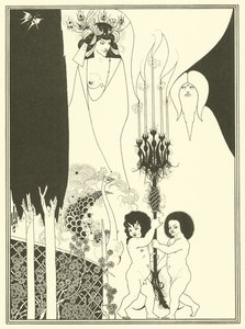 The Eyes of Herodes (litografi) av Aubrey (after) Beardsley