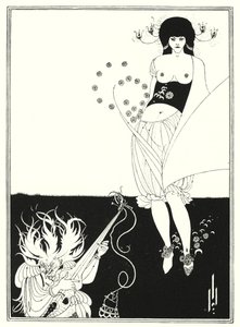 Magedansen (gravering) av Aubrey (after) Beardsley