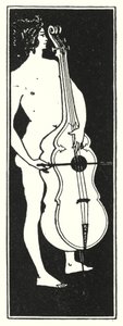 Tittelside ornament (gravering) av Aubrey (after) Beardsley