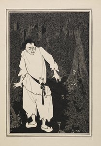 Ali Baba i skogen, fra en bok med femti tegninger av Aubrey Beardsley