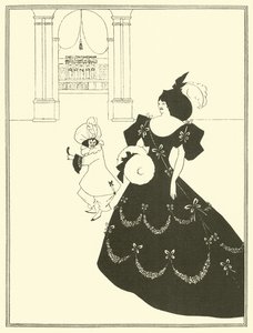 Komedie Ballet of Marionettes av Aubrey Beardsley