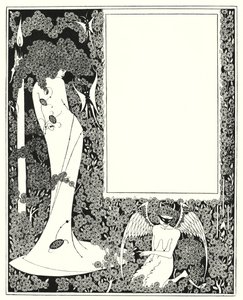 Innhold kantdesign av Aubrey Beardsley