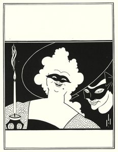 Omslagsdesign for "The Yellow Book", bind I av Aubrey Beardsley