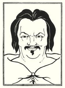 Omslagsdesign, side av Aubrey Beardsley