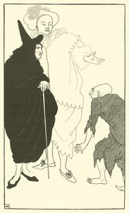 Don Juan, Sganarelle og tiggeren av Aubrey Beardsley